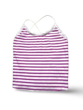 American Eagle Striped Ribbed Crisscross Back Cami Size XS